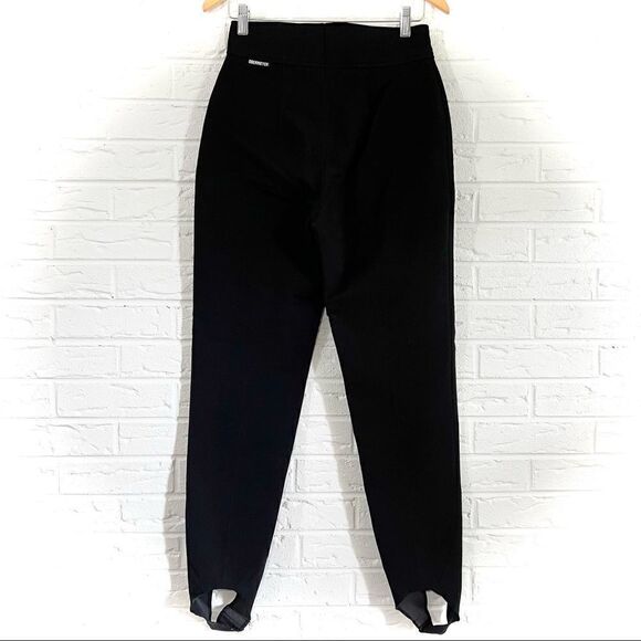 🚨4/$25 VINTAGE OBERMEYER Black Stirrup Ski Pants Size 8L - Picture 2 of 8